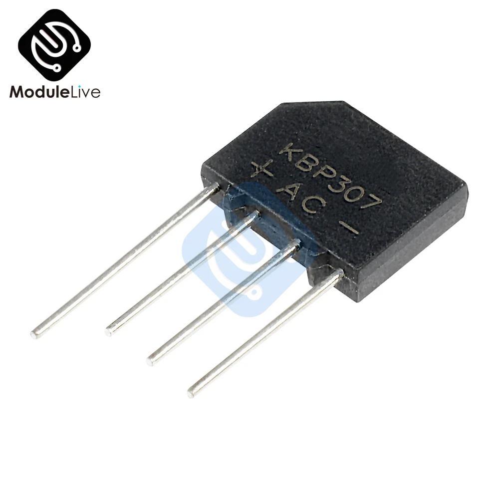 5 шт. KBP307 3A/700V выпрямительный плоский мост bridge выпрямитель IC Diy|Детали генератора и