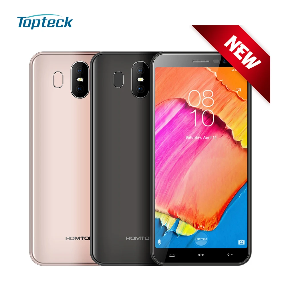 

Homtom S17 Mobile Phone 5.5inch 18:9 Android8.1 2GB RAM 16GB ROM 13MP+2MP Dual Cam 3000mAh Face ID Fingerprint 3G Smartphone