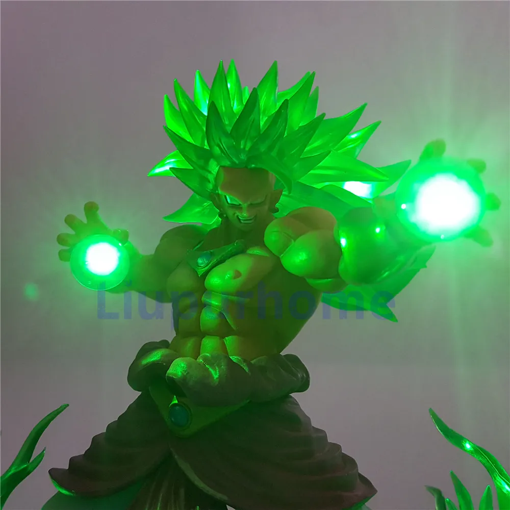 Broly светодиодный светильник супер сайян Жемчуг дракона фигурки головной ing ПВХ