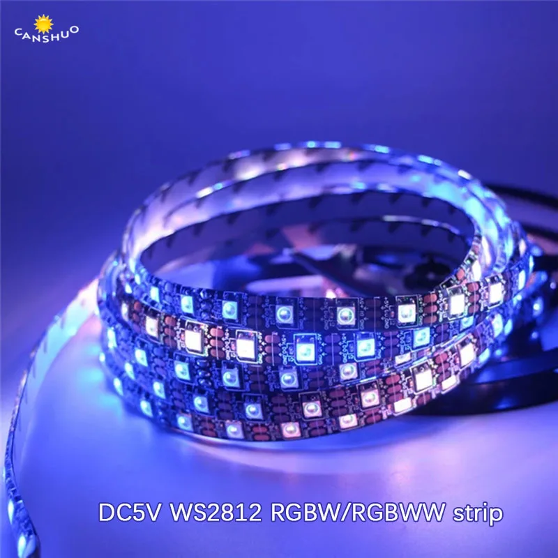 

5m/roll DC5V Addressable SK6812IC similar as ws2812 RGBW RGBWW Led Strip Light Waterproof 30/60Leds/m 4 color In 1 led Strips