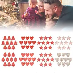 10 шт Деревянная Рождественская подвеска «любящее сердце» украшения интерьера аксессуары для дома