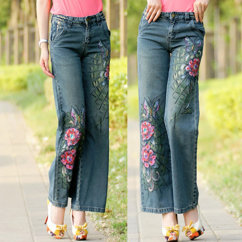flowers in pants