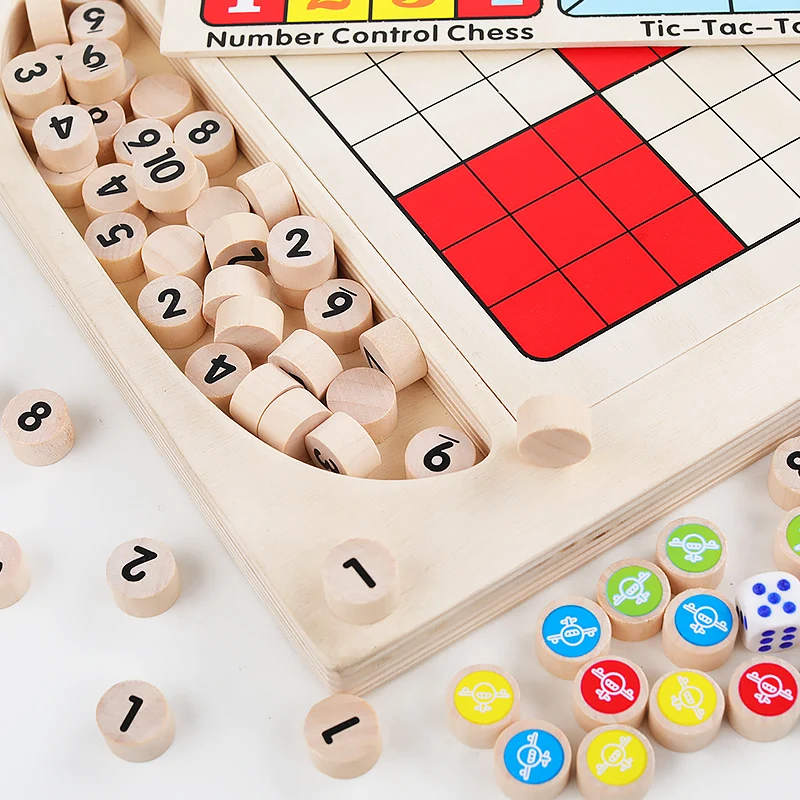 Детская игрушка и пазлы многофункциональная настольная игра Sudoku Flight chess дорожная