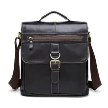 Мужская сумка из натуральной кожи, новая модная кожаная сумка через плечо, мужские сумки-мессенджеры, повседневные дизайнерские сумки через плечо, деловые мужские сумки