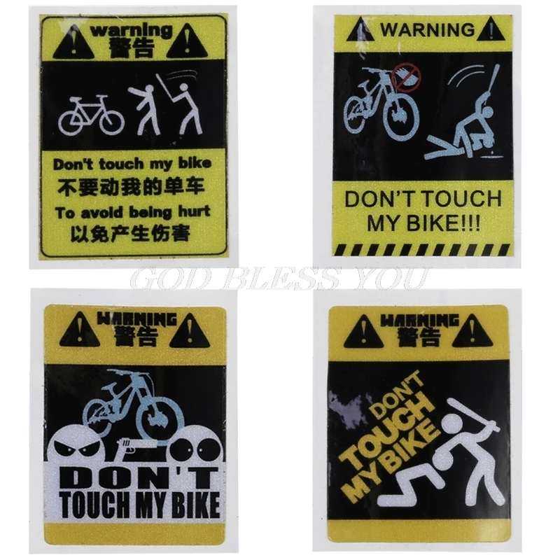 

Bicycle Sticker Cycling Reflective Safety 4 Type MTB Fixed Gear Frame Decoration