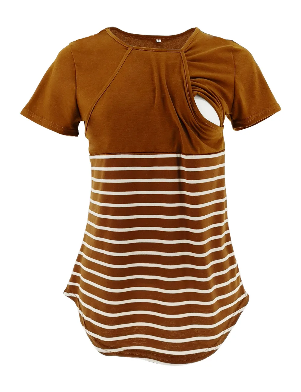 Беременность одежда для кормления топы для беременных Для женщин с коротким рукавом кормящих блузка для кормления грудью футболка мульти-стиль