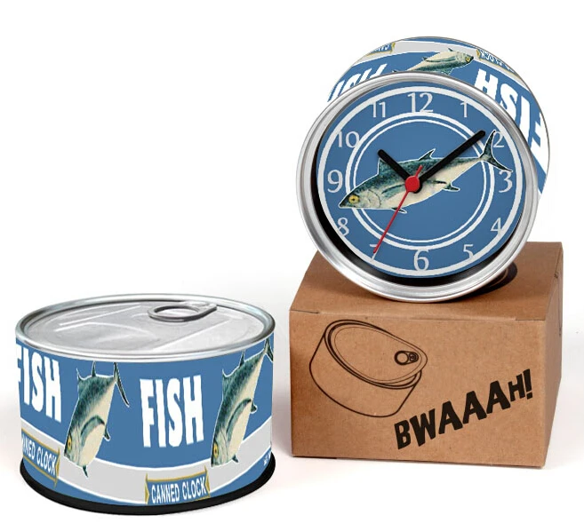 

Tuna Fishes Designs Kitchen Fridge Magnets Wall Clocks Cheap Desk Table Function Clocks 2pcs a lot Free Shipping