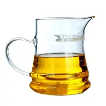 Прямой огонь специальный термостойкий температурный наконечник фильтр стеклянный чайник ручной работы цветочный чай