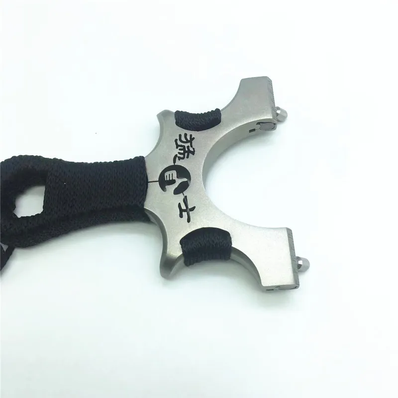 Высокое качество из нержавеющей стали slingshot плоский резиновый ремешок лук