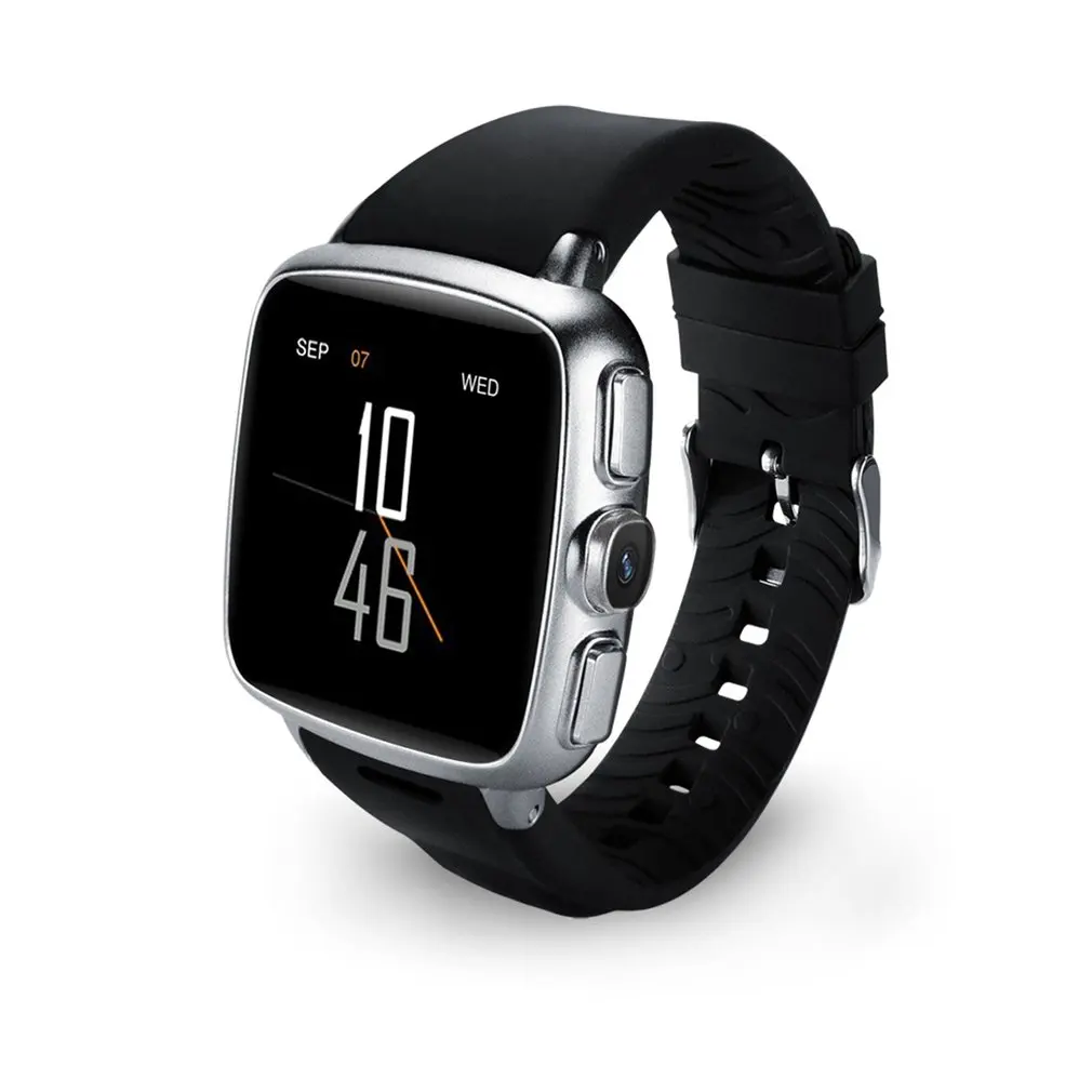 

Heart Rate Monitor Pedometer Smartwatch WIFI GPS Intelligent Clock Capacitive Touch Screen 5MP Camera Smart Watch 2018