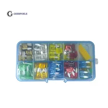120pcs/Box New small Auto Automotive Car Boat Truck Blade Fuse Box Assortment 5A 7.5A 10A 15A 20A 25A 30A