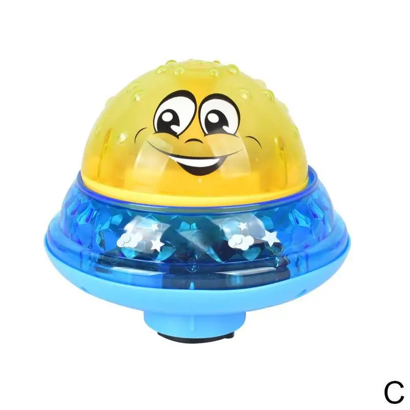 4 стиля детские электрические индукционные игрушки-брызгалки для лейка душа для ванной комнаты игрушечная лампа детские игрушки для воды - Цвет: Синий