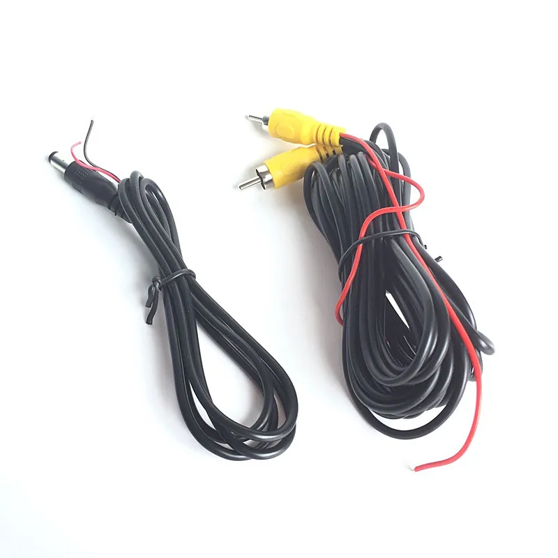 6M Video Input & Power Cable Wires For Car Rear View Camera / Car