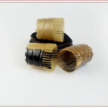 Расческа инструменты для личного ухода DIY волосы натуральный белый Як рогатый скот мыть Массажная щетка для волос крупного рогатого скота ремесла парикмахерский аппарат