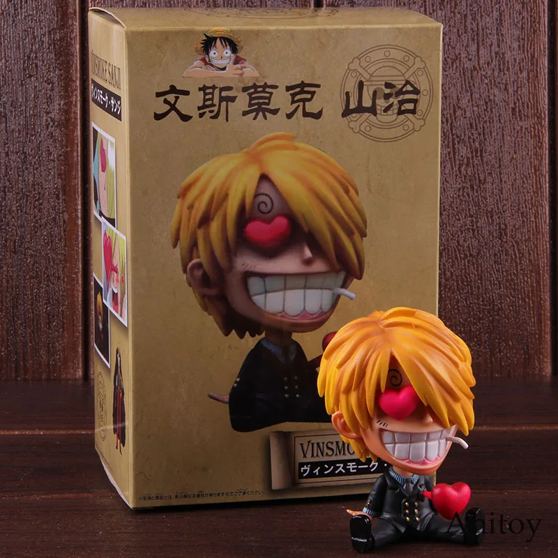 

Sanji Action Figure Anime One Piece Vinsmoke Sanji Mini SD PVC Model Toy