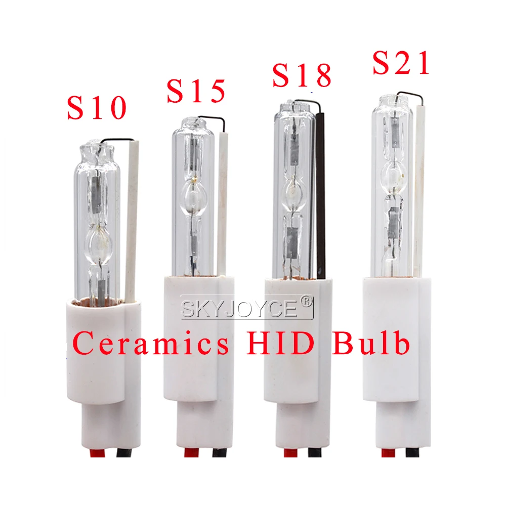 SKYJOYCE 55W Car Headlight Canbus HID Ballast Kit 4300K 5000K 6000K Ceramic 10MM 15MM 18MM 21MM 55W HID Projector Lens Bulb Kit (2)