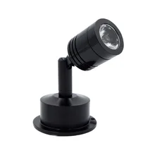 3 Вт Черный Светодиодный точечный светильник, потолочный светильник, лампа, настенный поверхностный монтируемый светильник, AC85-265V светодиодный светильник для шкафа, Регулируемое направление