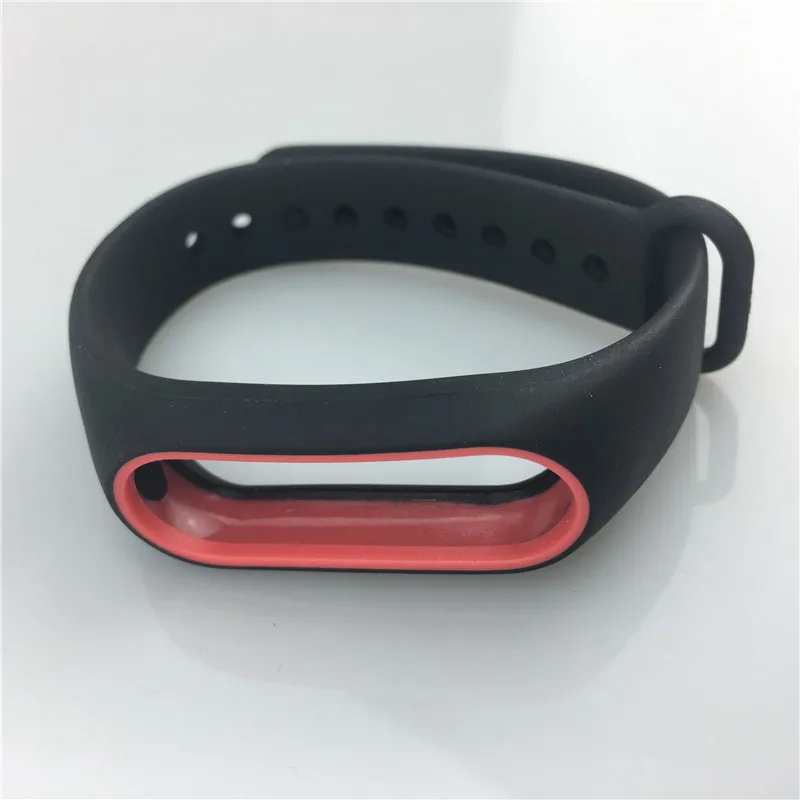 Силиконовый браслет для Xiaomi mi band 2 mi band 2 браслеты на ремешке двухцветные сменные браслеты для оригинальной mi band 2