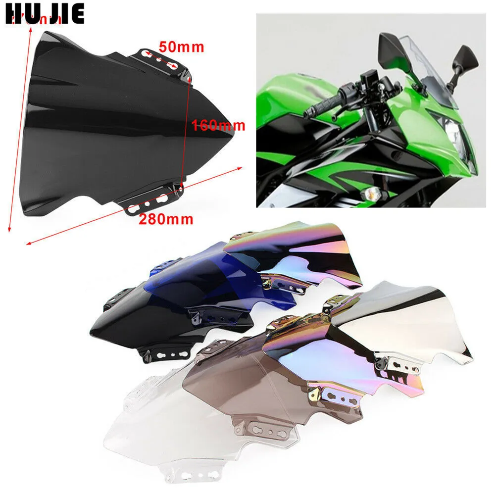 Ninja 250 SL 2015 лобовое стекло для KAWASAKI 250SL 2014 2016 2017 RR моно мотоцикл ветрозащитный ABS |