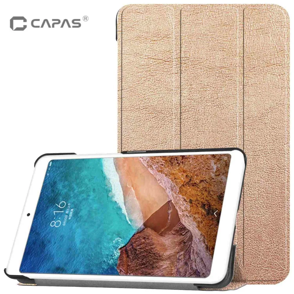 

Smart Cover For Xiaomi Mi Pad 4 Case Flip Auto Wake/Sleep Stand Case for Mi Pad4 Tablet Funda PU Leather Hard Shockproof Shield