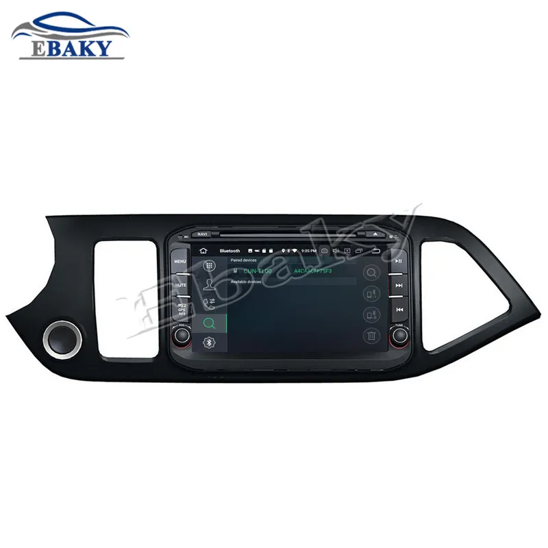 Sale NaviTopia 8inch 4GB RAM 64GB ROM Octa Core Android 9.0 Car DVD Radio for Kia PICANTO 2014 with GPS Navigation/wifi/bluetooth 18