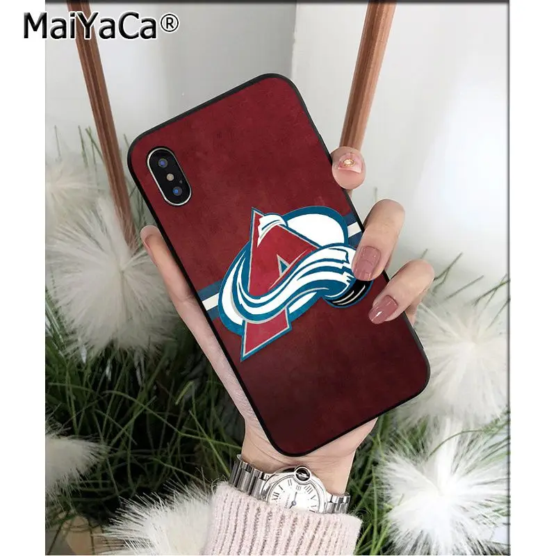 MaiYaCa Colorado Avalanche Силиконовый ТПУ мягкий черный чехол для телефона для iPhone 8 7 6 6S Plus 5 5S SE XR X XS MAX Coque Shell