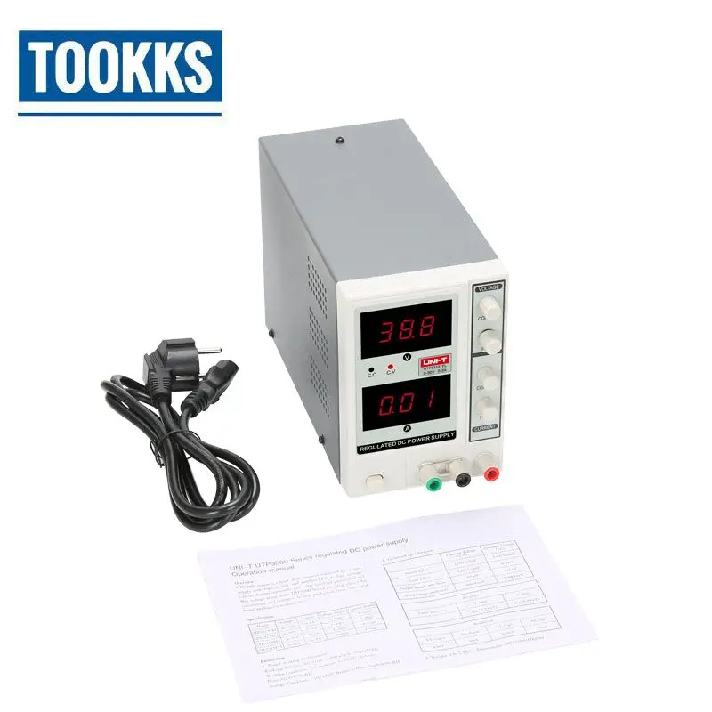 UNI T UTP3313TFL Точность DC Питание 3A ограничения тока Выходное напряжение 0 ~ 30 В телефон