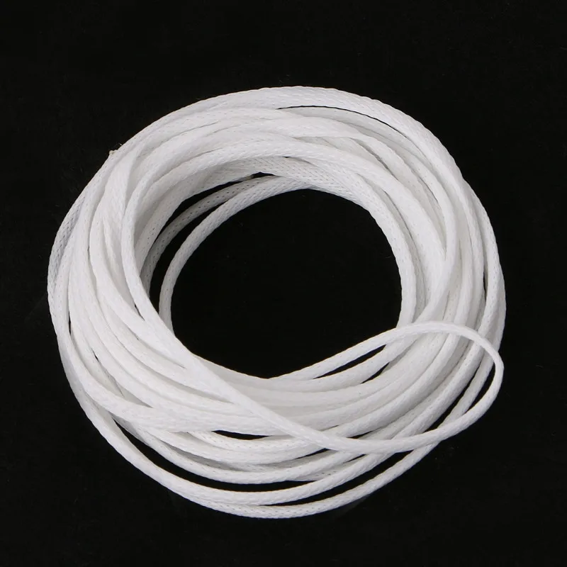 OOTDTY 5 м 4 мм расширяемый плотный плетеный кабель для домашних животных оболочка провода аудио рукав