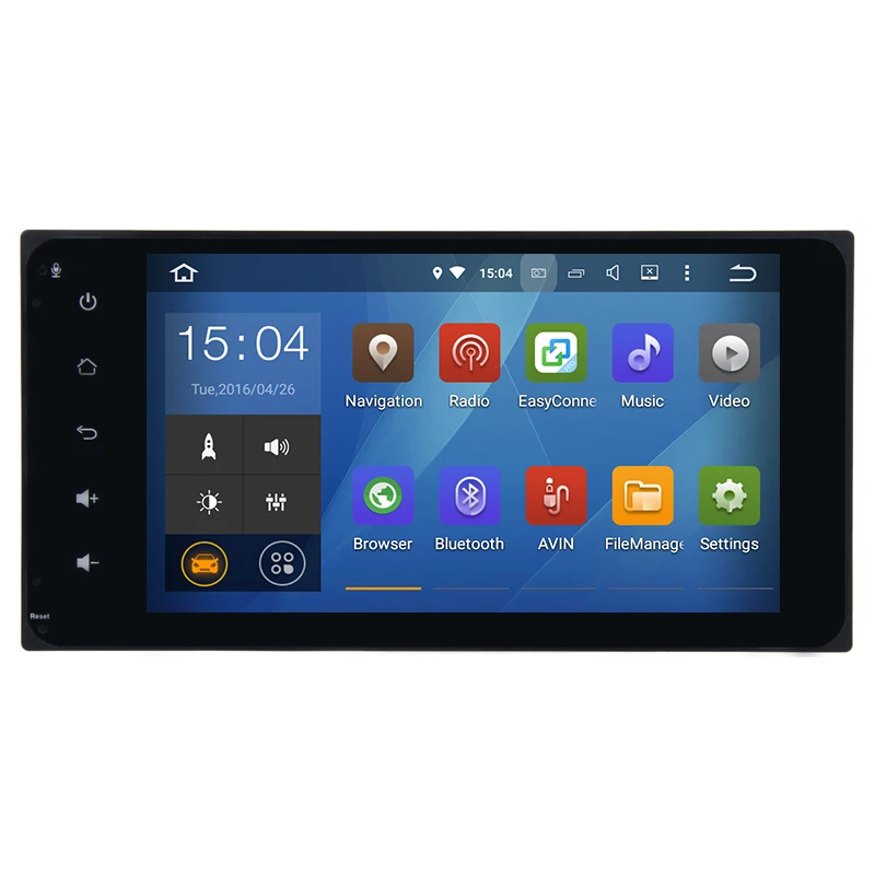 Android 7 1 Штатная gps NAVI для Toyota Старый RAV4 Corolla Hilux Прадо avanza 200X100 мм головного