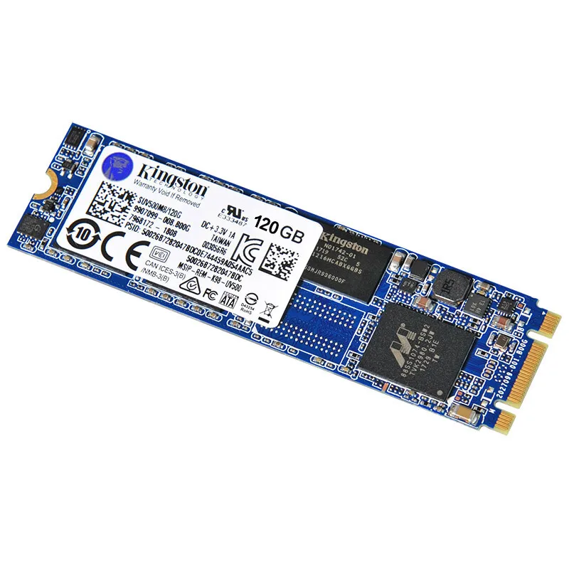 Kingston SSD interne 480GB 240GB 120GB SATA3 M2 2280 Interface SUV500M8 Verschlüsselt HD Solid Stat