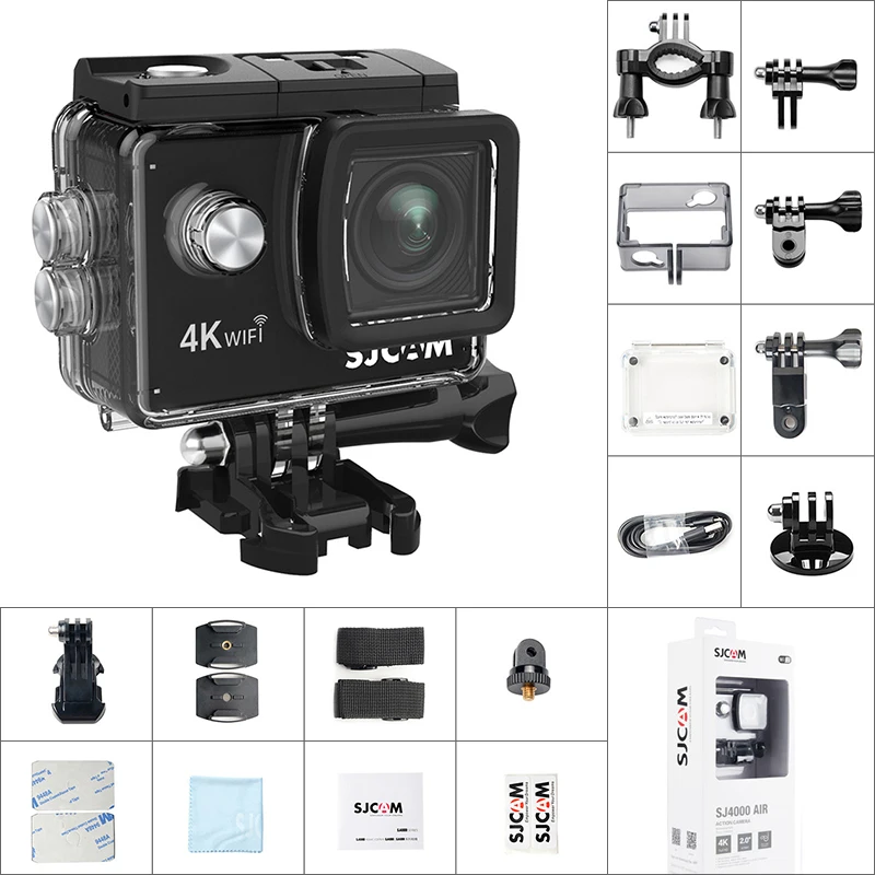 

SJCAM SJ4000 AIR Action Camera 1080 HD 4K WIFI Sport DV 2.0 Inch Screen Support 128G Memory Card 170 Degree 2.0 LTPS
