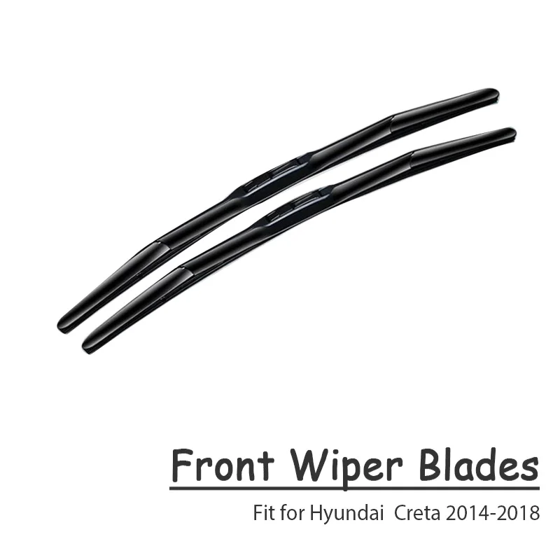 Creta ix25 2014-2018 BOOMBLOCK 2PCS High Quality Front Windshield Wiper Blades For Hyundai Creta ix25 Accessories - Цвет: Creta ix25 2014-2018