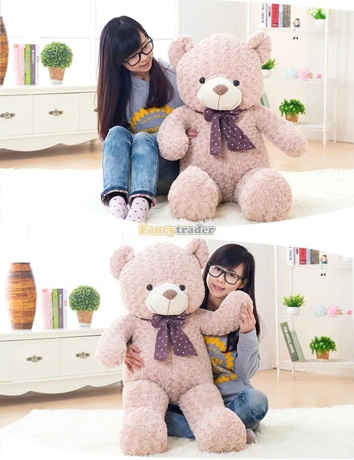 Fancytrader 63'' 160cm Big Giant Stuffed Plush Cute Teddy Bear, Valentine's Day Gift 4 Colors, FT90553 (6)
