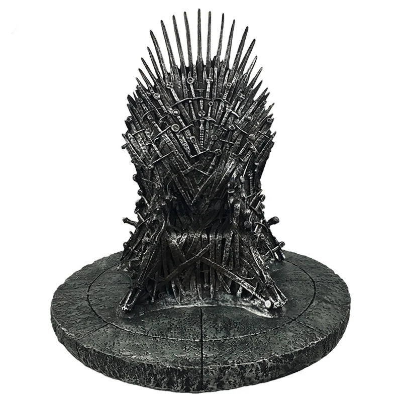 

17/36cm Game of Thrones Action Figure Sword Chair Model Toys A Song of Ice and Fire The Iron Throne Resin Desk Collection Gift