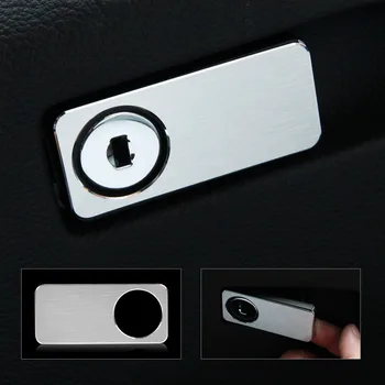 

DWCX Interior Glove Storage Box Lock switch Cover Trim Glove Box decoration Sequins for BENZ W204 W212 W218 C E GLK CLS Class