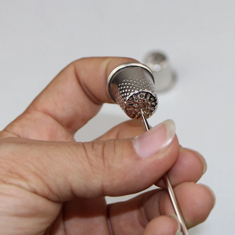 Buy 10pcs Metal Sewing Tailor Finger Protector