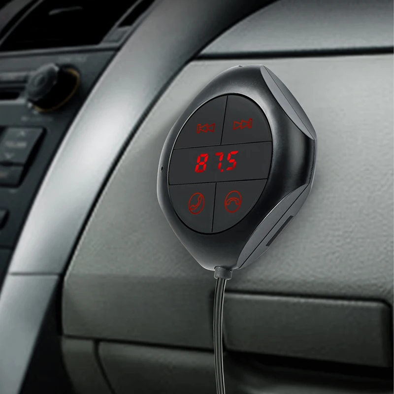 FM Transmitter Bluetooth Car Kit Q7S MP3 Player Wireless Modulator LED Display USB Charger Support TF Card For iPhone&Android