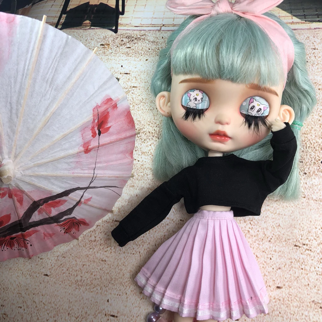1/6 Doll Lovely Pleated Skirt Clothes for Pullip Azone Licca Costume Clothing Accessory, Girls Pretend Play Toy Gifts