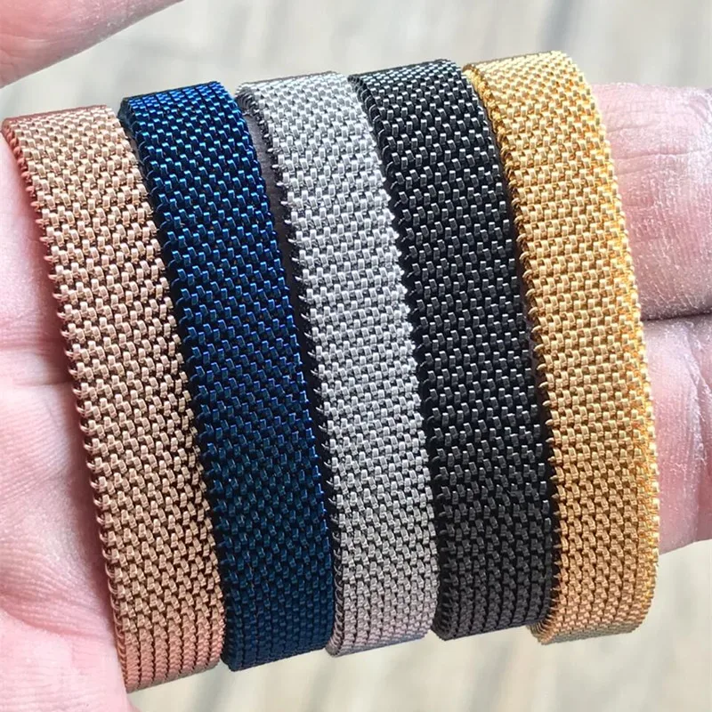

Somsoar Jewelry Stainless steel springy Mesh Bracelet luxury Wristband hand-made Mesh Bracelet to wholesale 10pcs/lot