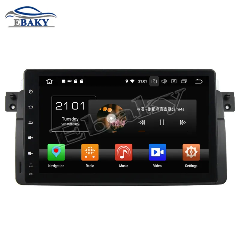 Sale NaviTopia 9inch 4GB RAM 64GB ROM Octa Core Android 9.0 Car DVD Radio for BMW E46/M3(1998-2005) with GPS/WIFI/Bluetooth 4