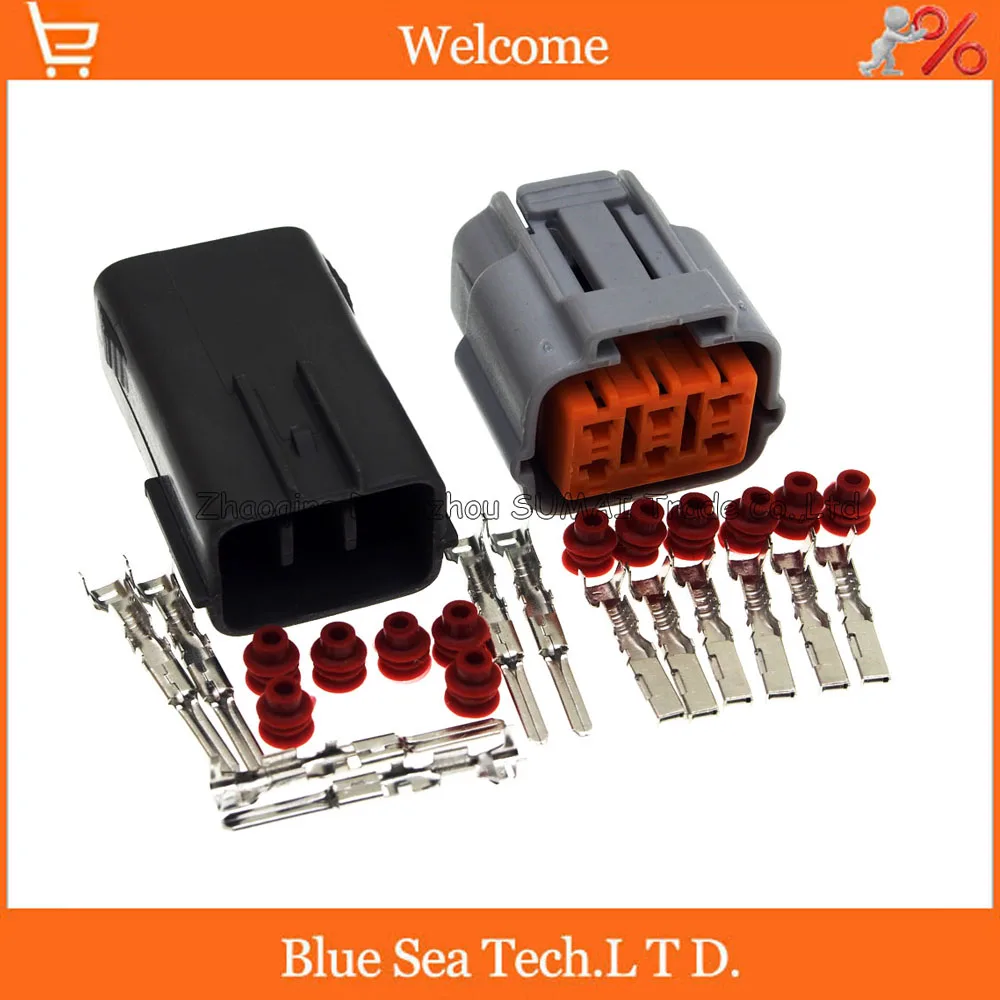 6 Pin male&female EGR valve exhaust gas recirculation plug connector