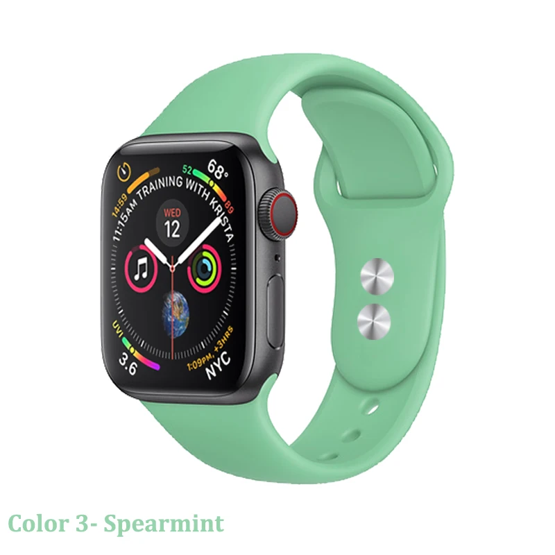 strap for apple watch band 4 3 correa iwatch band 42mm/38mm 44mm/40mm 2 sport silicone bracelet pulseira apple watch accessories strap for apple watch band 4 3 correa iwatch band 42mm/38mm 44mm/40mm 2 sport silicone bracelet pulseira apple watch accessories