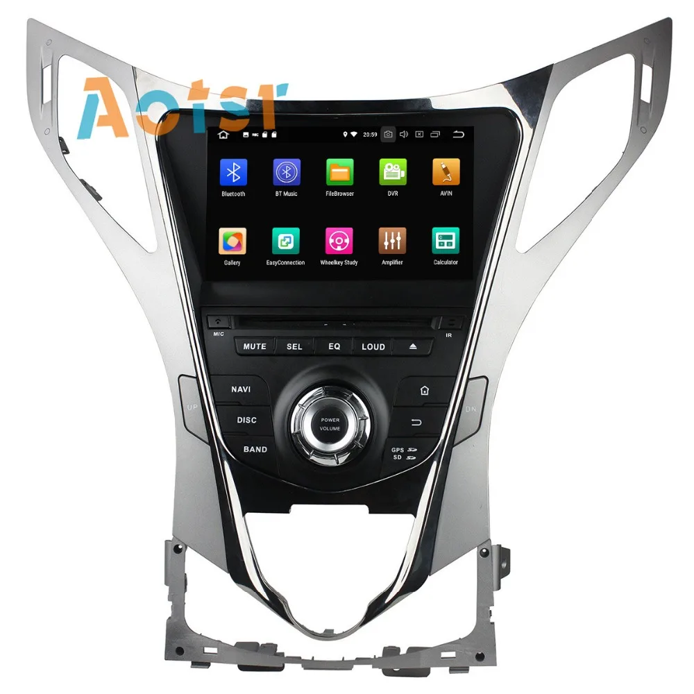 Excellent IPS Screen 8" Android 8.0 Car dvd multimedia player head unit for Hyundai AZERA Grandeur i55 GPS Navigation radio auto stereo 5