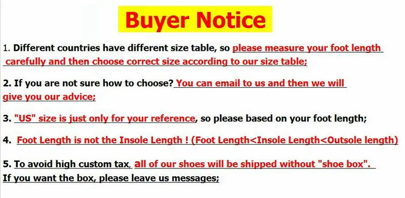 buyer notice