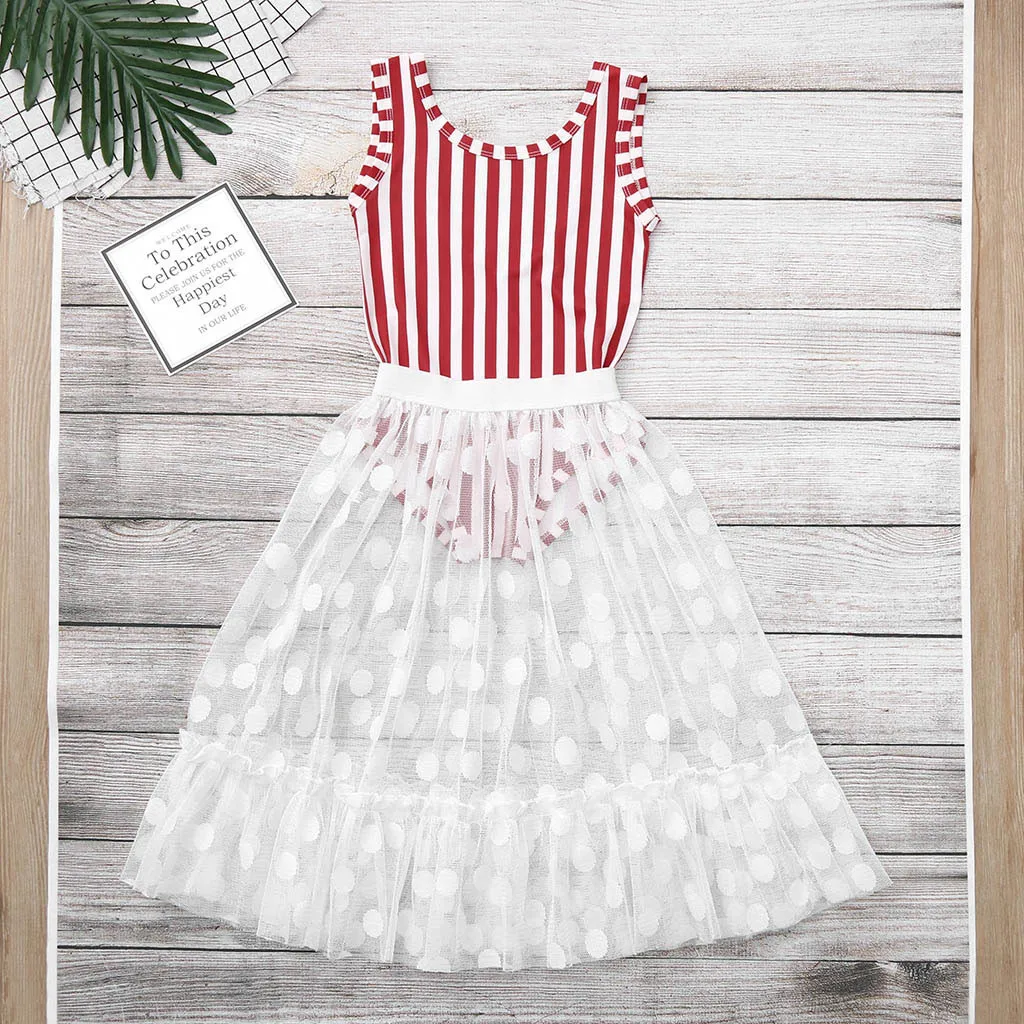 Летний полосатый купальник для маленьких девочек, Цельный купальник, платье с фатиновой юбкой, комплект из 2 предметов, Модный Купальник без рукавов, милый детский купальный костюм