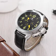 Новая мода OUYAWEI, роскошные брендовые автоматические механические мужские часы, мужские наручные часы с кожаным ремешком, повседневные аналоговые часы Orologio Uomo