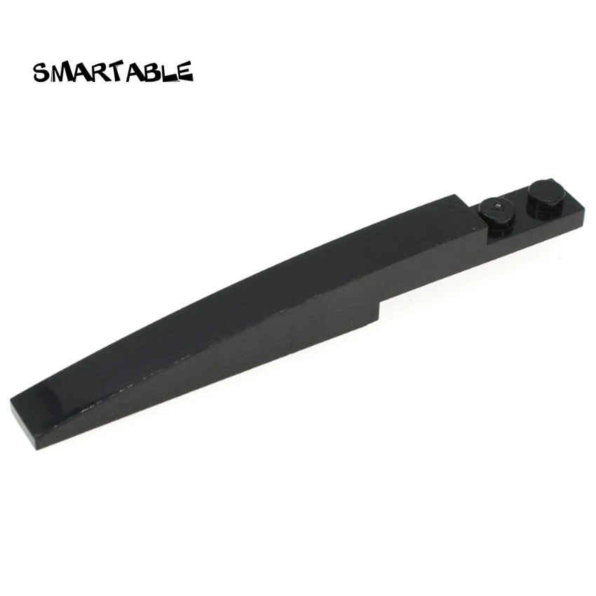 Smartable Slope 곡선 1x10 빌딩 블록 MOC 부품 어린이를위한 학습 장난감 스팀 호환 주요 브랜드 85970 도시 20 개/몫