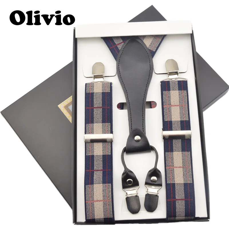 2017 Mens 3.5 cm Width Adjustable Four Clip-on Y-Back Solid Black Elastic Suspenders Braces for Father/Grandfather 110cm | Аксессуары