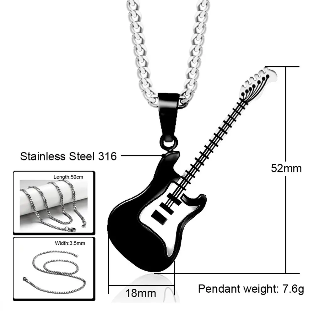 ZP-NS022 Guitar Necklace (3)