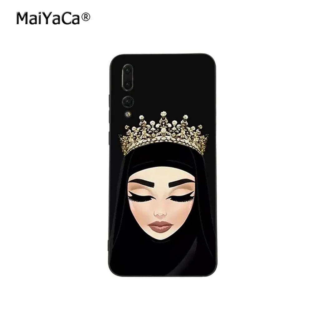 muslim islamic girls phone case for Huawei P20 P30 Pro P10 plus P9 Mate 10 lite 20 pro Honor view 10 Y7 prime Y9 Enjoy9 - Цвет: B6194